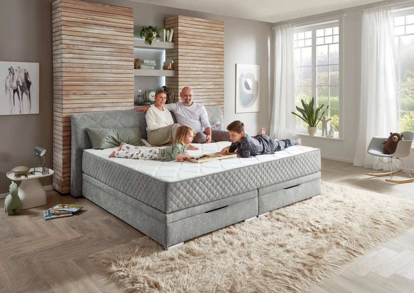 Familien-Boxspringbett