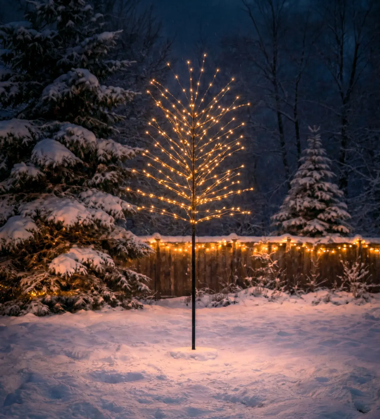 LED Baum D 70cm, H 180 cm
