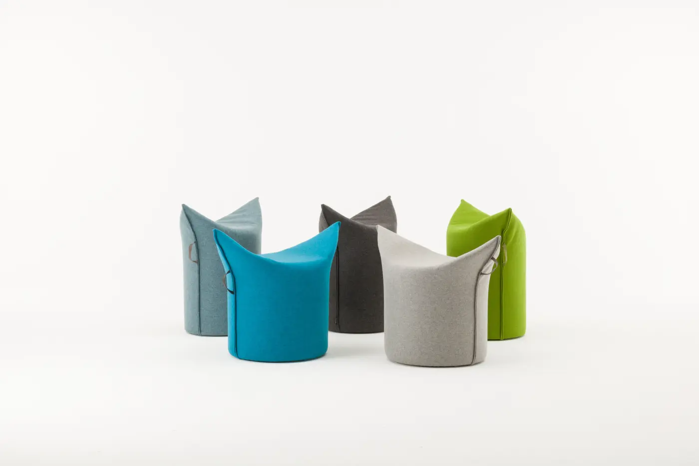 Hocker Werther's Zipfel blaugrau