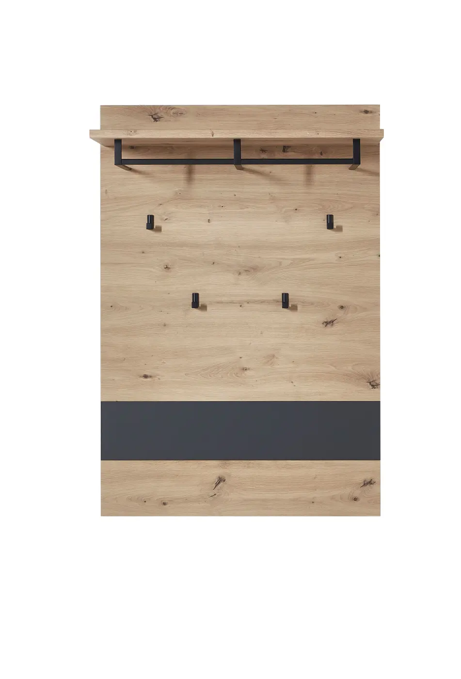 Garderobenpaneel Artisan Eiche MDF/Absetzung graphit - 30 A1 GH 40 MEMPHIS GARDEROBE