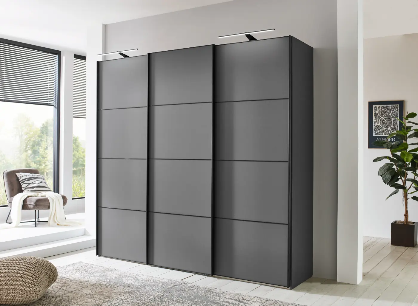 Schwebetürenschrank Phönix *Komfort