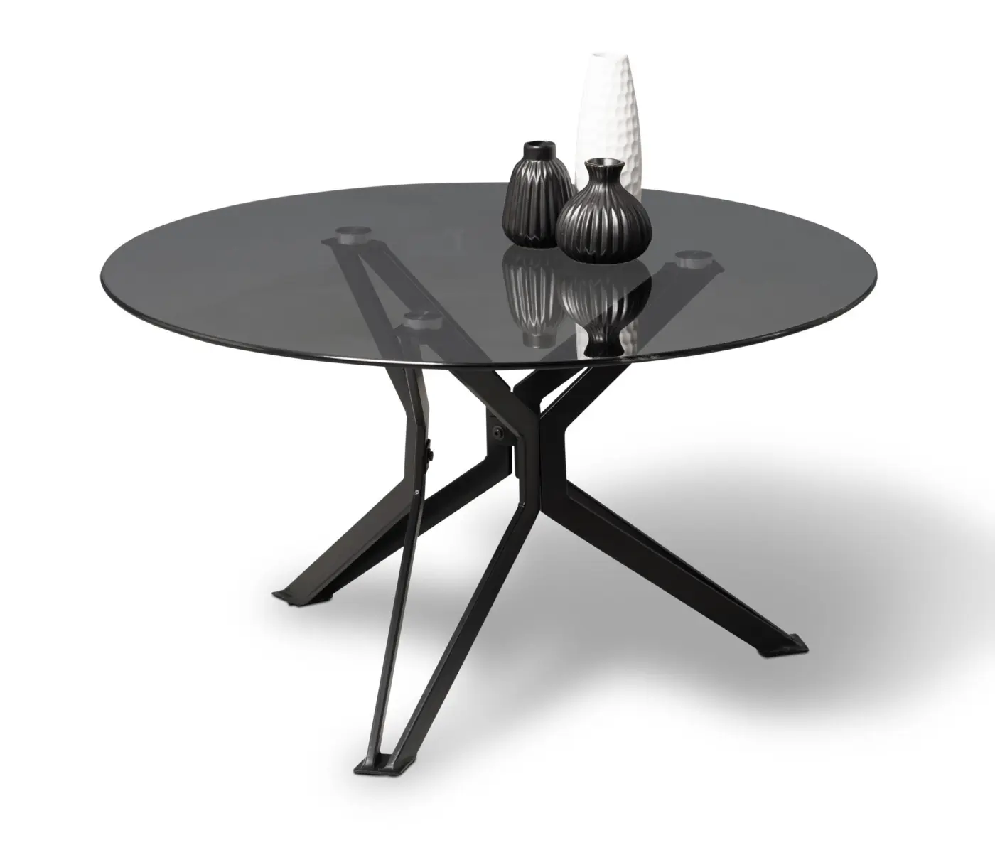 Couchtisch Deckplatte Sicherheitsglas grau -  MIRI