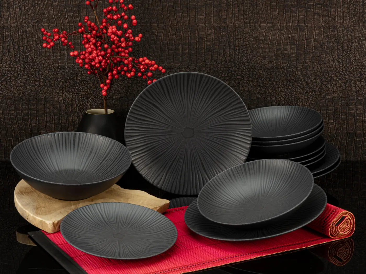 Dessertteller Schwarz - 23209 VESUVIO BLACK