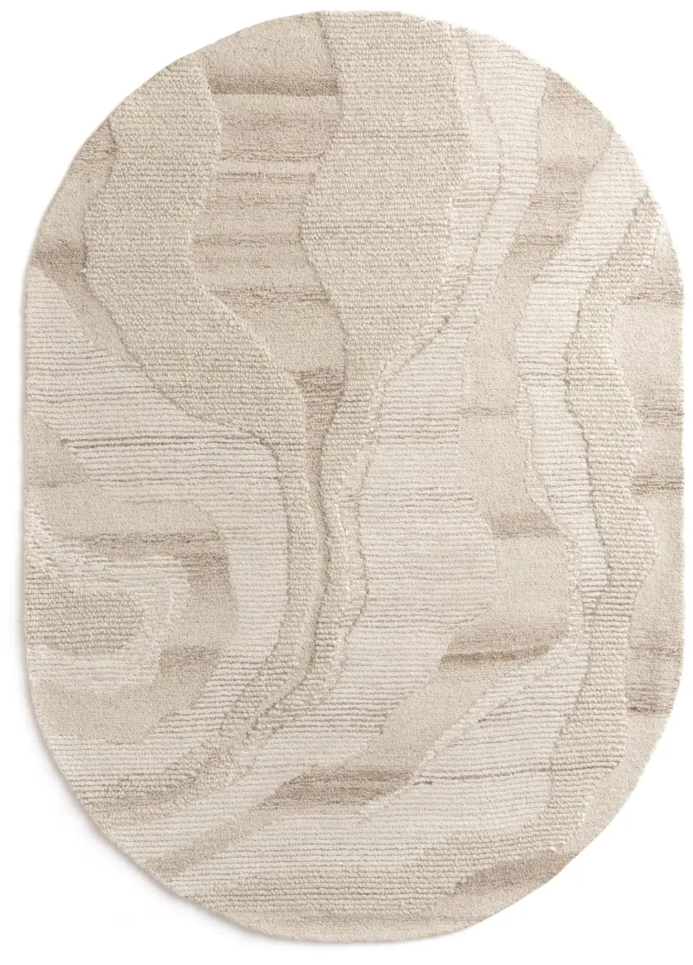 River Teppich oval 190x290 cm