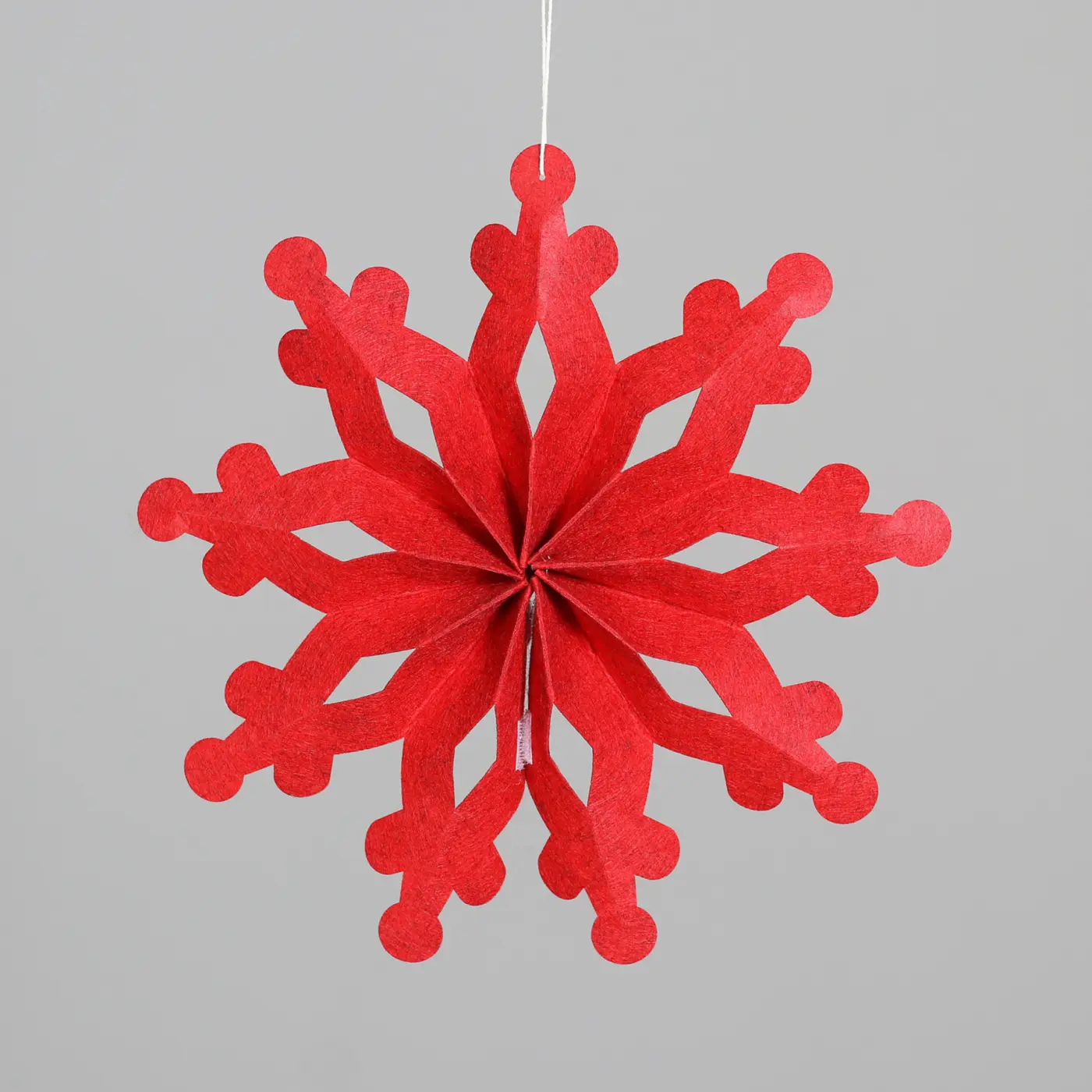 Schneeflocken Hänger aus Filz ca. 32cm Schneeflocken Hänger aus Filz ca. 32cm