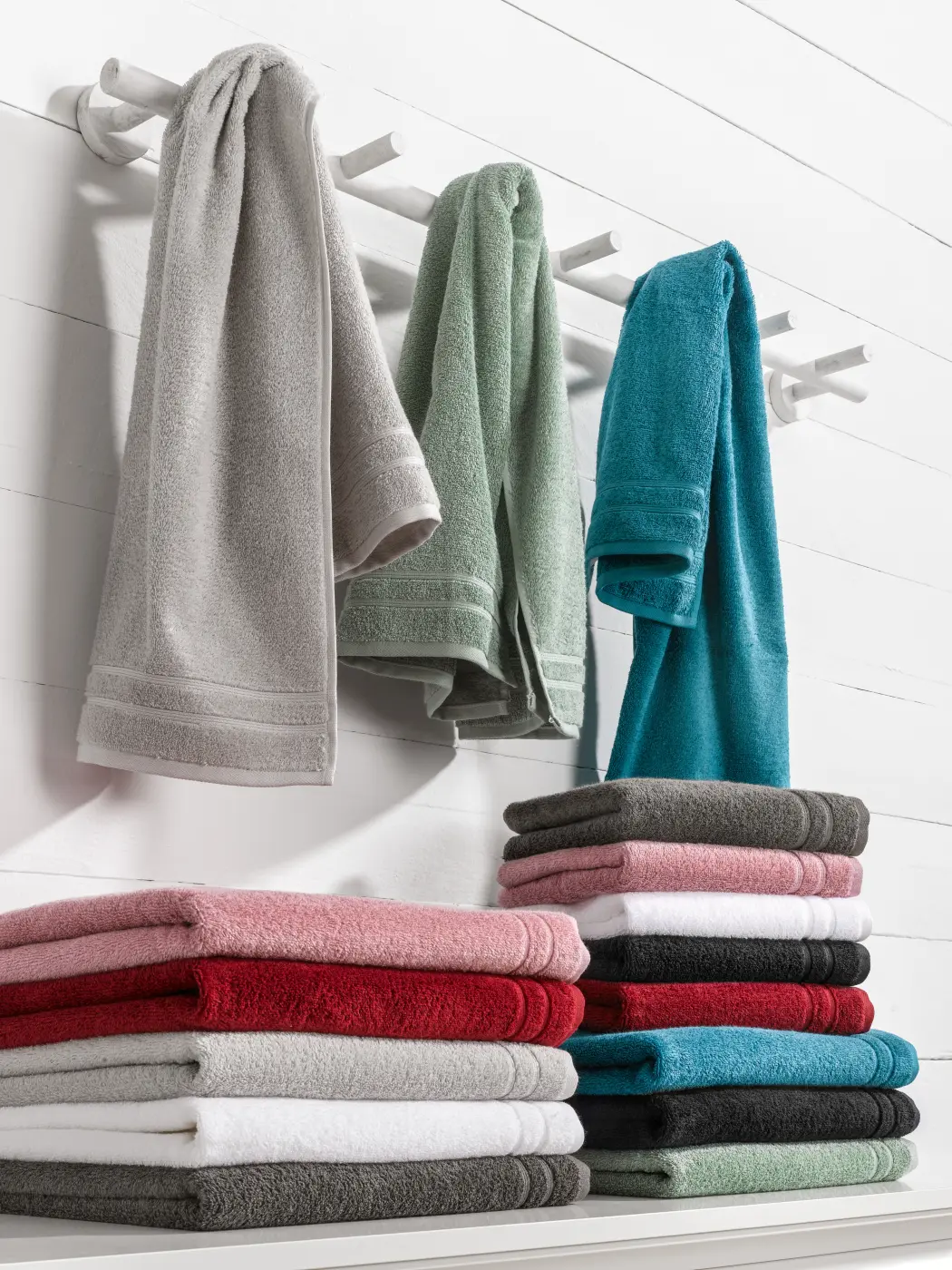 Handtuch 50x100 cm leichtes Grau