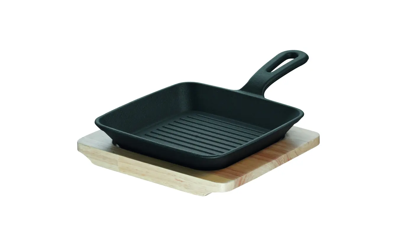 Mini-Grillpfanne Ca. 15x15cm Mini-Grillpfanne Ca. 15x15cm