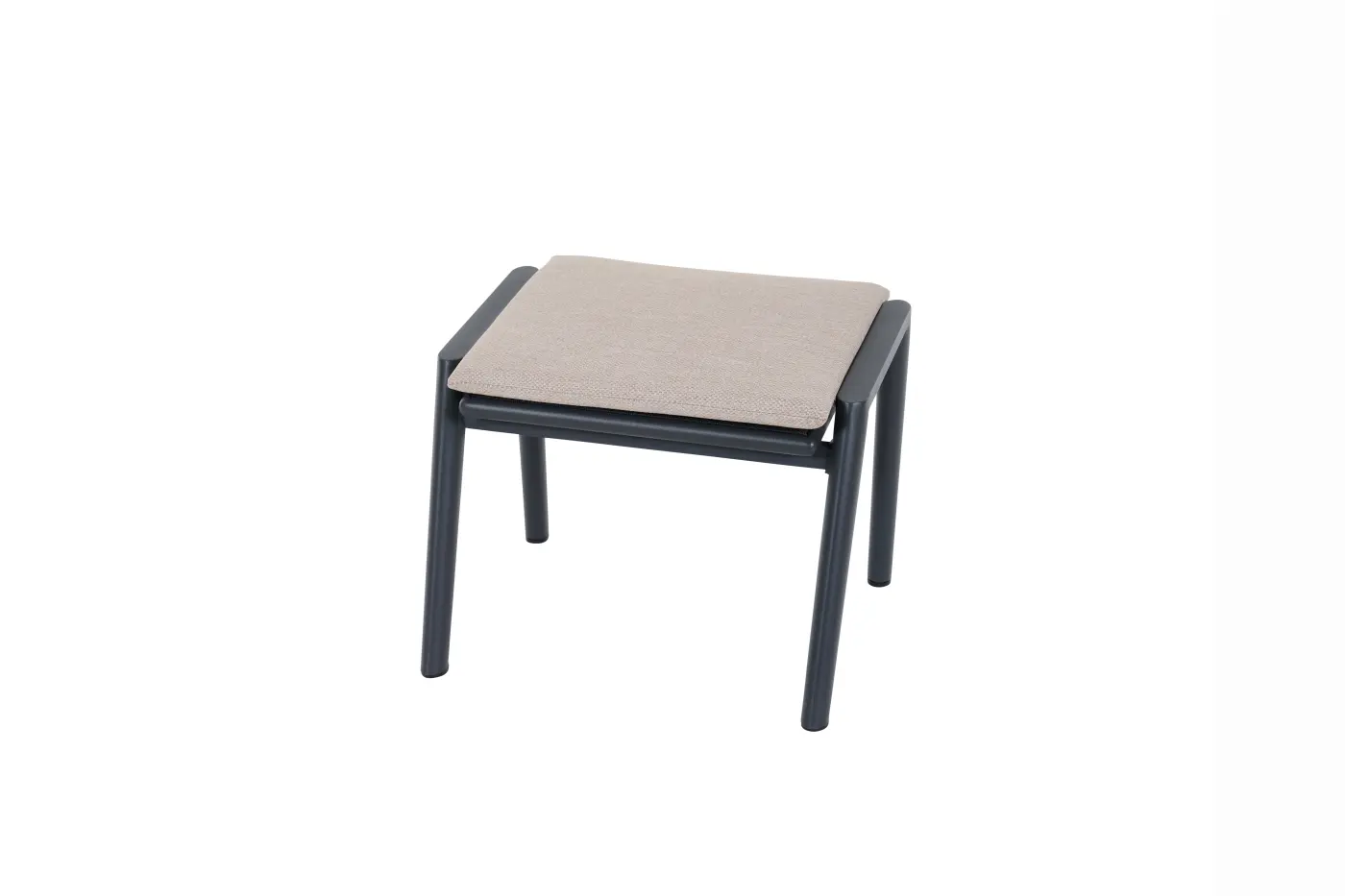 Hocker mattanthrazit, sandstone, dunkelgrau -  CORTINA