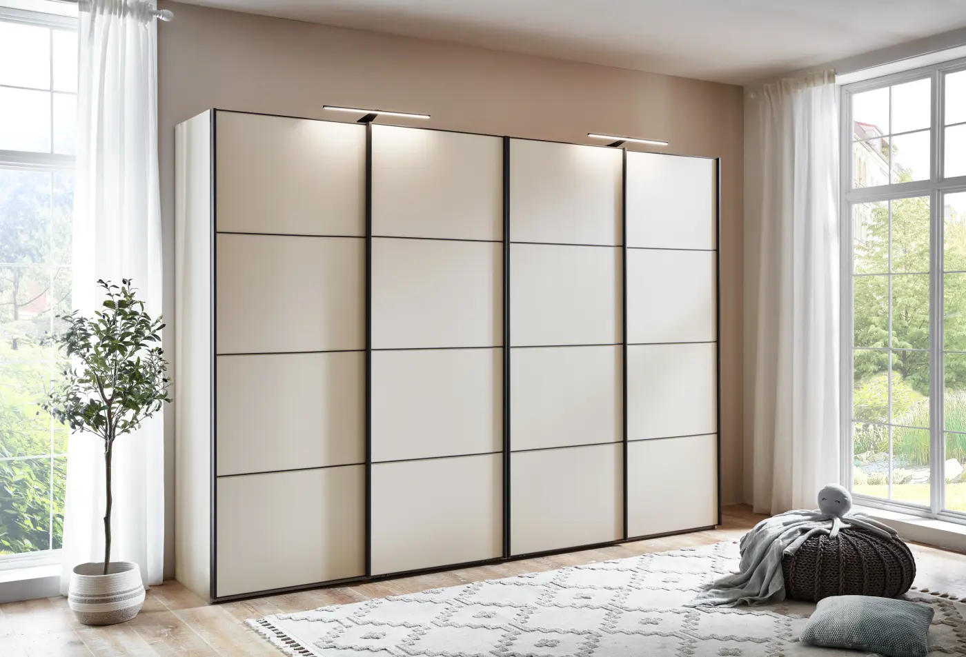 Schwebetürenschrank Phönix *Komfort