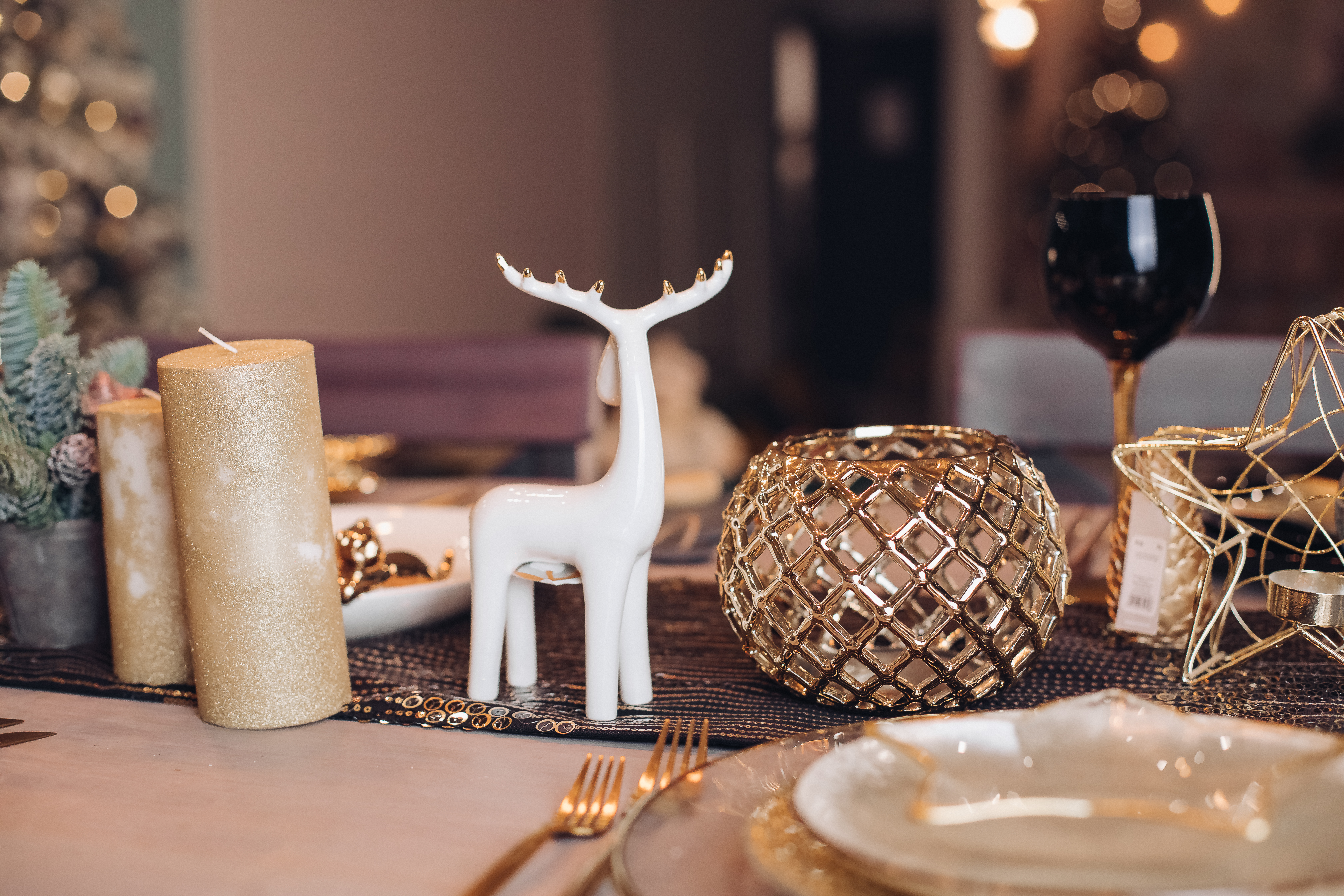 table-served-christmas-dinner-living-room-new-year-eve-concept