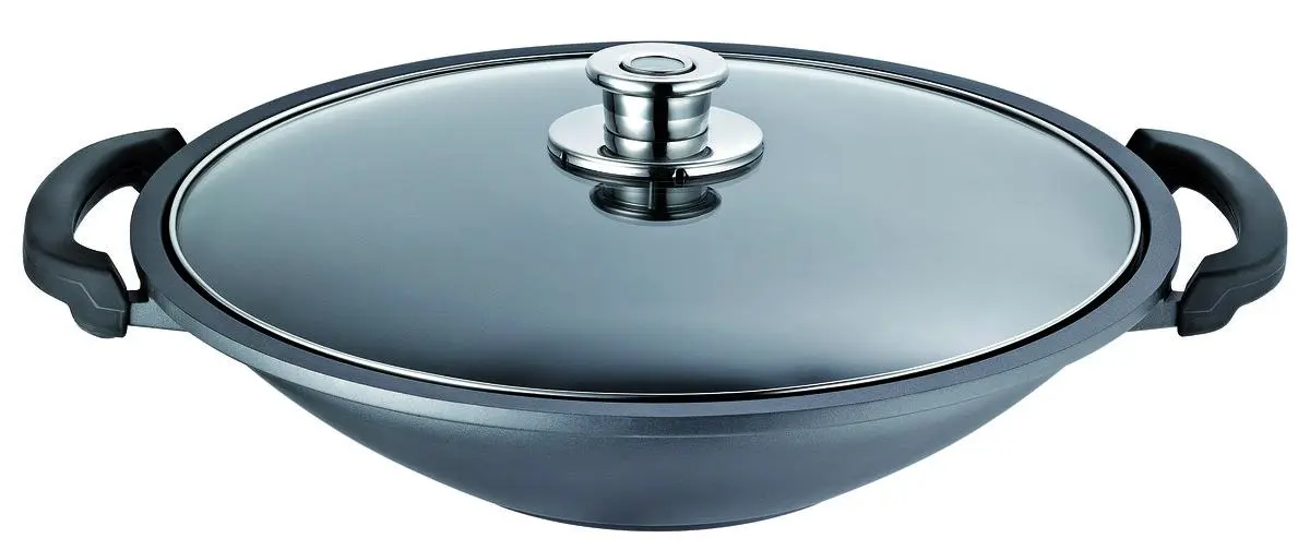 Wok m. Thermoknopf