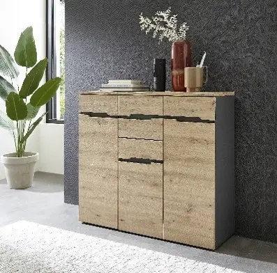 Kommode Artisan Eiche MDF -  MEMPHIS KOMMODEN