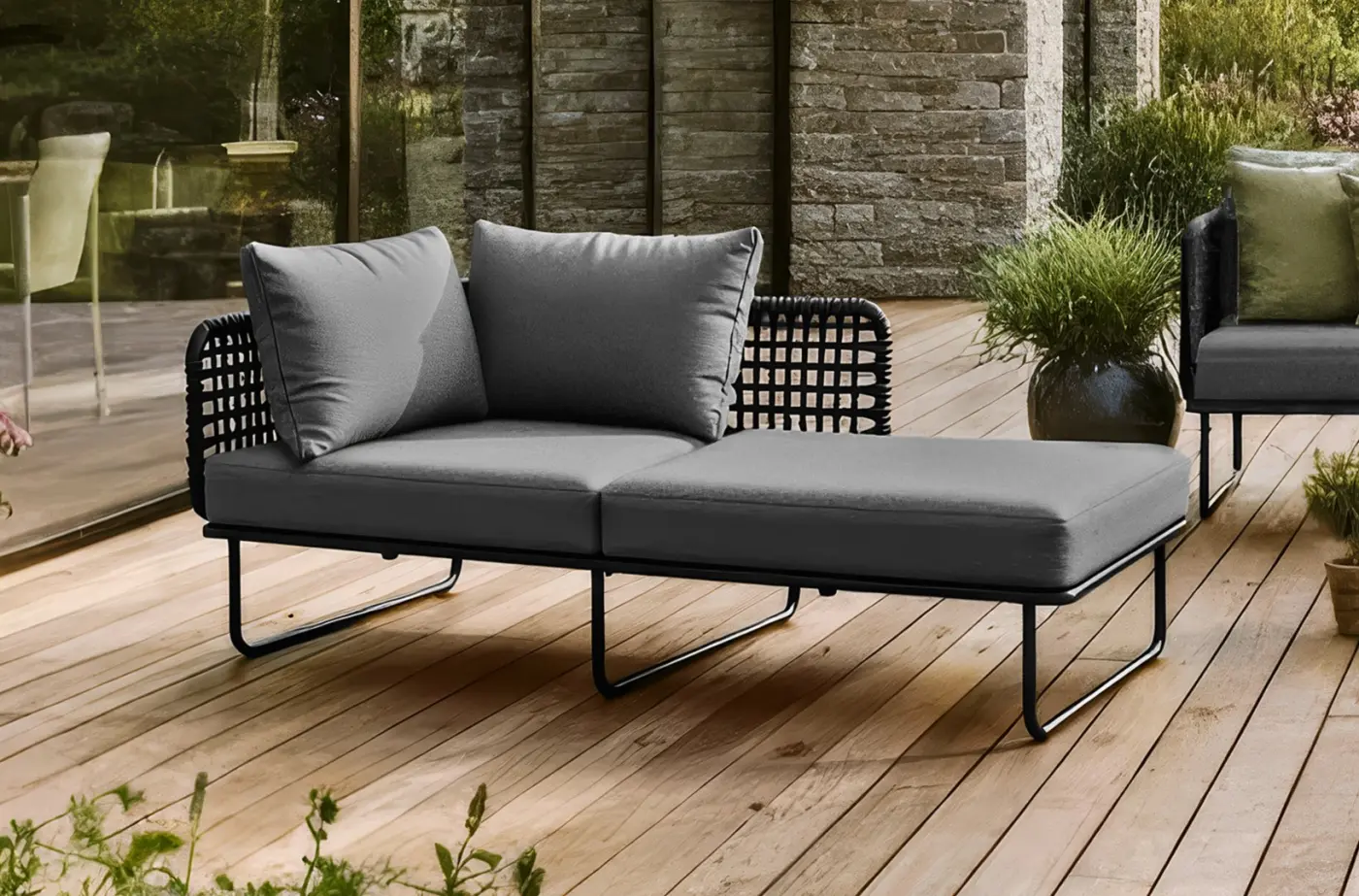 Daybed rechts Tender