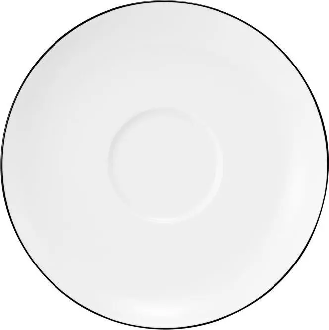 Milchkaffeeuntertasse 001.749313 LIDO BLACK LINE