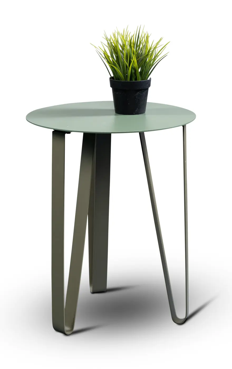 Couchtisch Metall grün -  EMIL