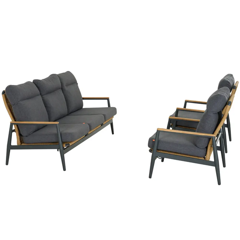 Loungeset 3-teilig Roma