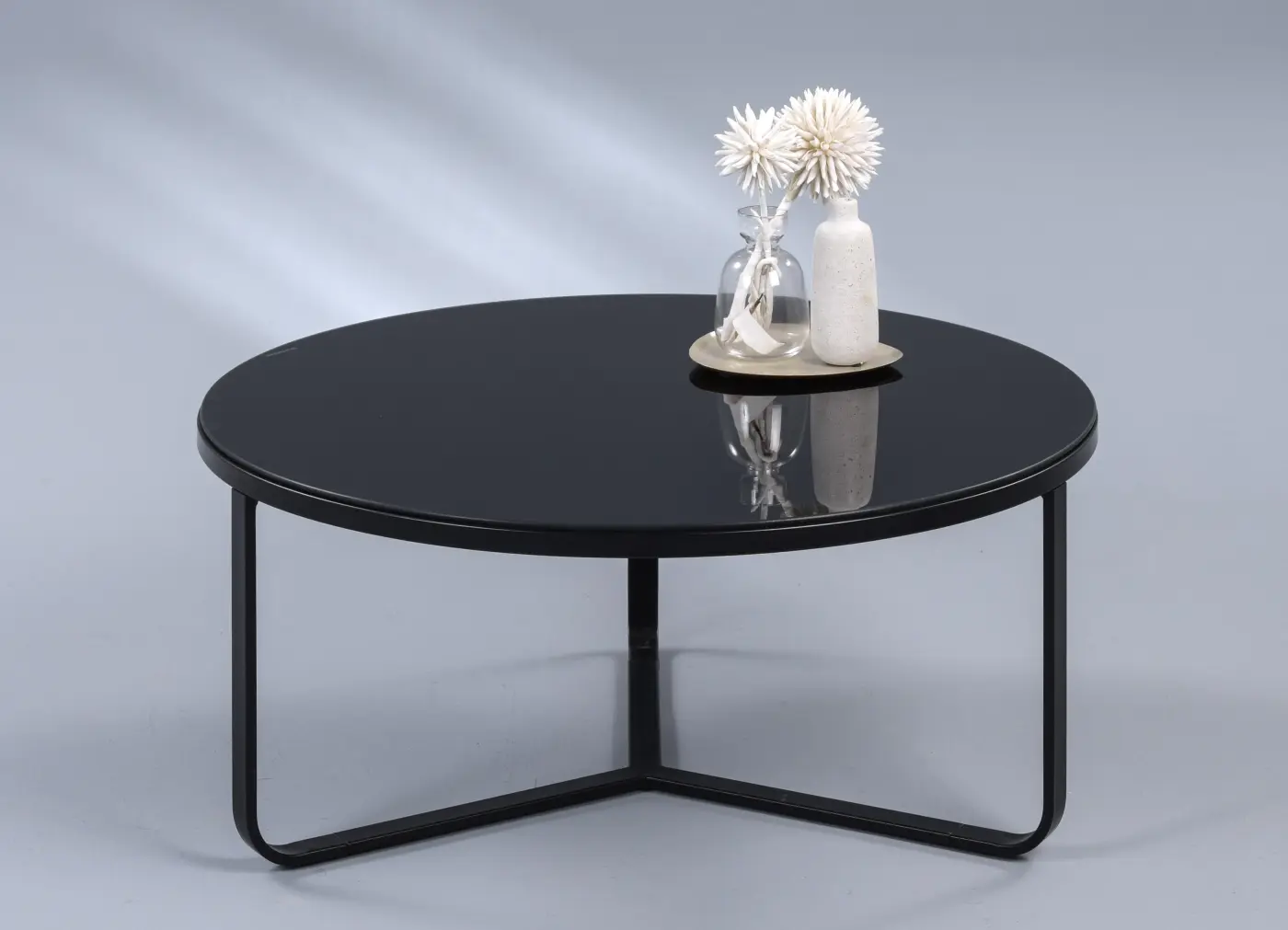 Couchtisch Glas Schwarz lackiert - 150477 BOSTON 2