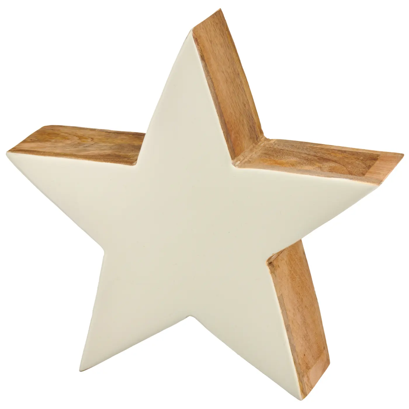 Mangoholz Stern, ca. 30 cm